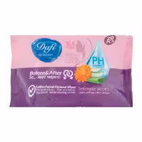 دستمال مرطوب بهداشتی بانوان 20 عددی دافی