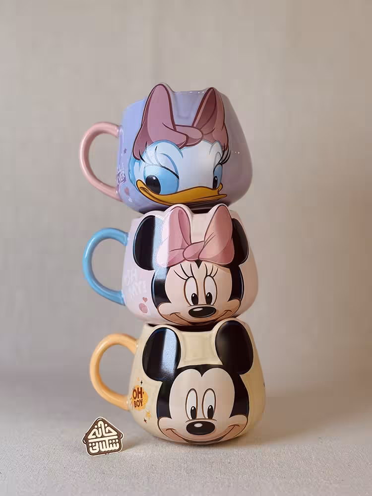 ماگ دیزنی میکی و مینی و دیزی تپلی کد002832