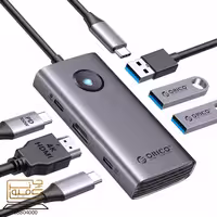 خرید هاب USB چندکاره اوریکو ORICO PW11-6P از کامپیوترچی