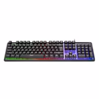 کیبورد گیمینگ ایکس او مدل KB-04، سوییچ ممبران، Full-size، نورپردازی LED RGB