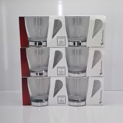 استکان پاشاباغچه مدل کروما بسته 6 عددی