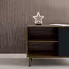 چراغ رومیزی ریموت دار مدل STARS-GL_WHT-GLASS