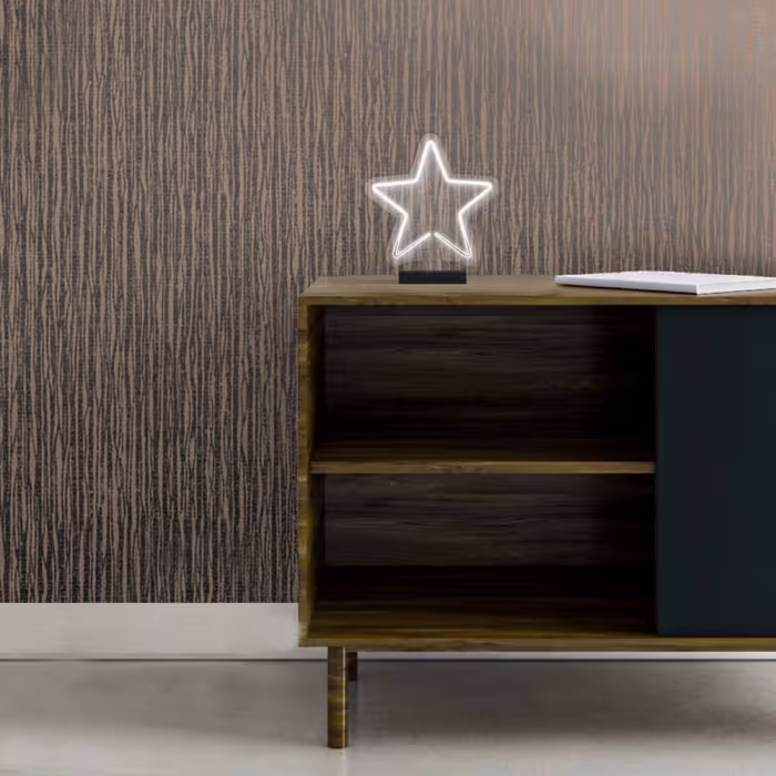 چراغ رومیزی ریموت دار مدل STARS-GL_WHT-GLASS