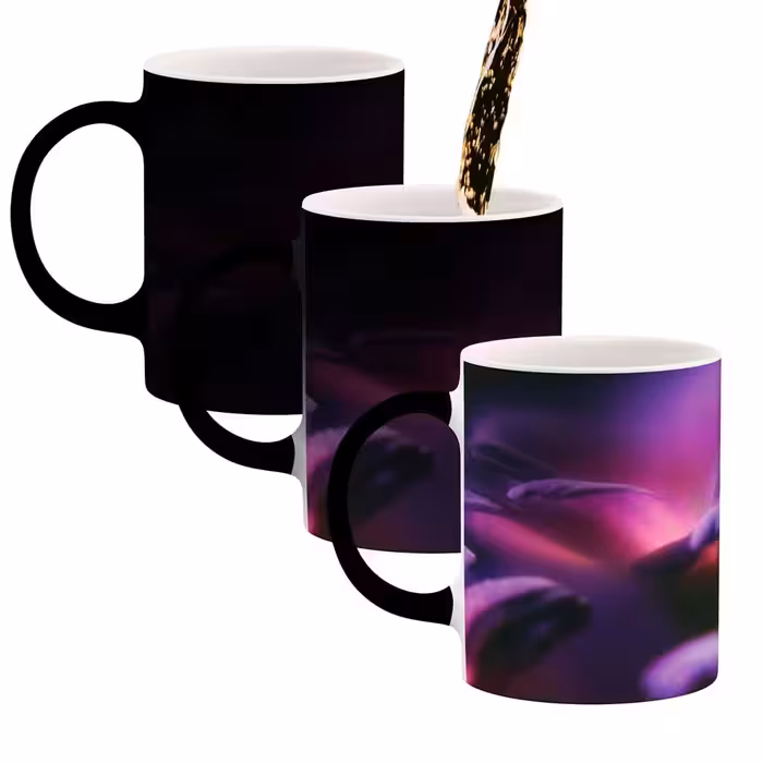 ماگ حرارتی طرح گل مدل mgh02642