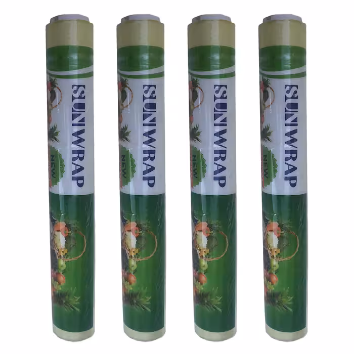 سلفون سان رپ مدل Q40  رول 50 متری بسته چهارعددی