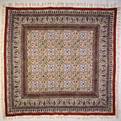 رومیزی قلمکار صدر مدل عالی قاپو کد 120