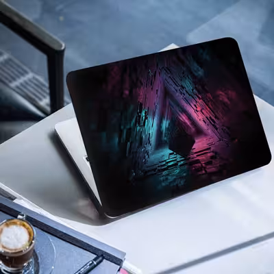 استیکر لپ تاپ طرح cube circuit chipsکد N-127مناسب برای لپ تاپ 15.6 اینچ