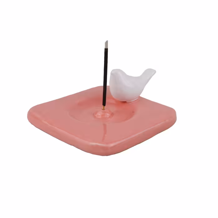 جاعودی سرامیکی طرح پرنده مدل مربع