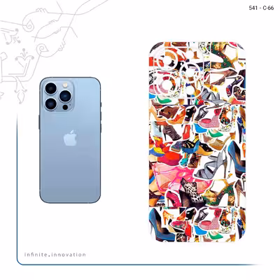 برچسب پوششی ماهوت مدل Collage of High heel Shoes مناسب برای گوشی موبایل اپل iphone 13 Pro