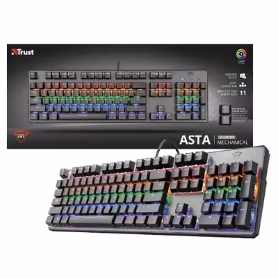 کیبورد مخصوص بازی تراست مدل GXT 865 ASTA MECHANICAL