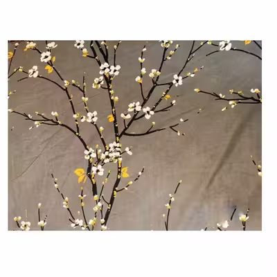سرویس ملحفه مدل گل یخ یک نفره دو تکه