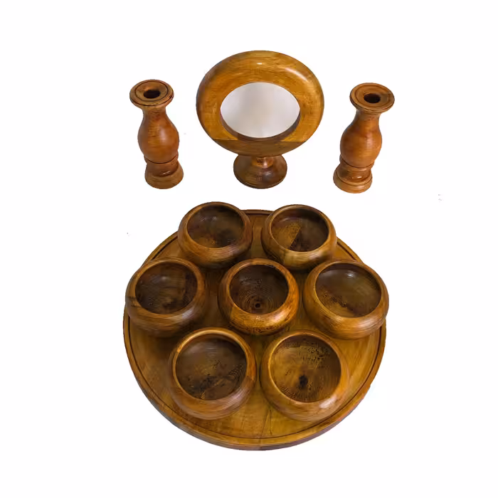 مجموعه ظروف هفت سین 11 پارچه کد H2