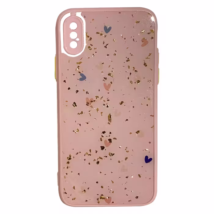 کاور طرح نگین دار مدل LUX-88 مناسب برای گوشی موبایل اپل IPHONE X / XS به همراه پایه نگهدارنده