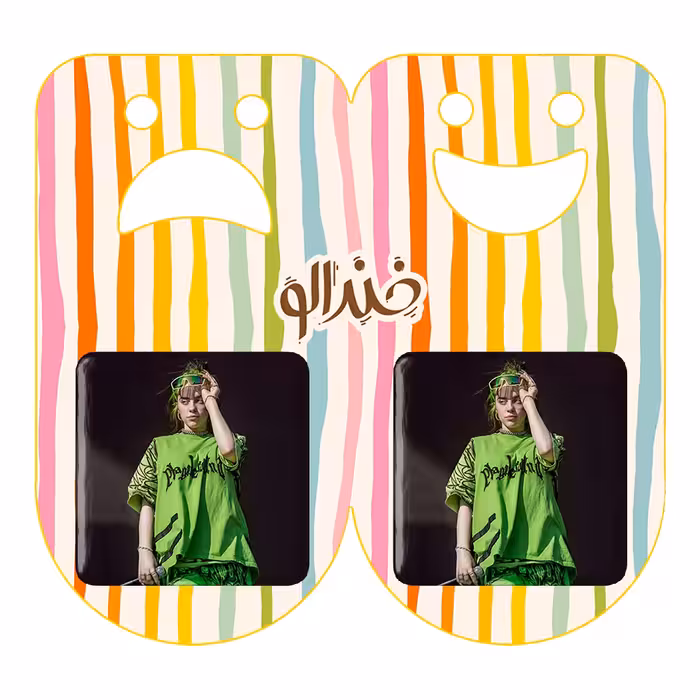 پیکسل خندالو مدل بیلی آیلیش کد 2753 به همراه مگنت