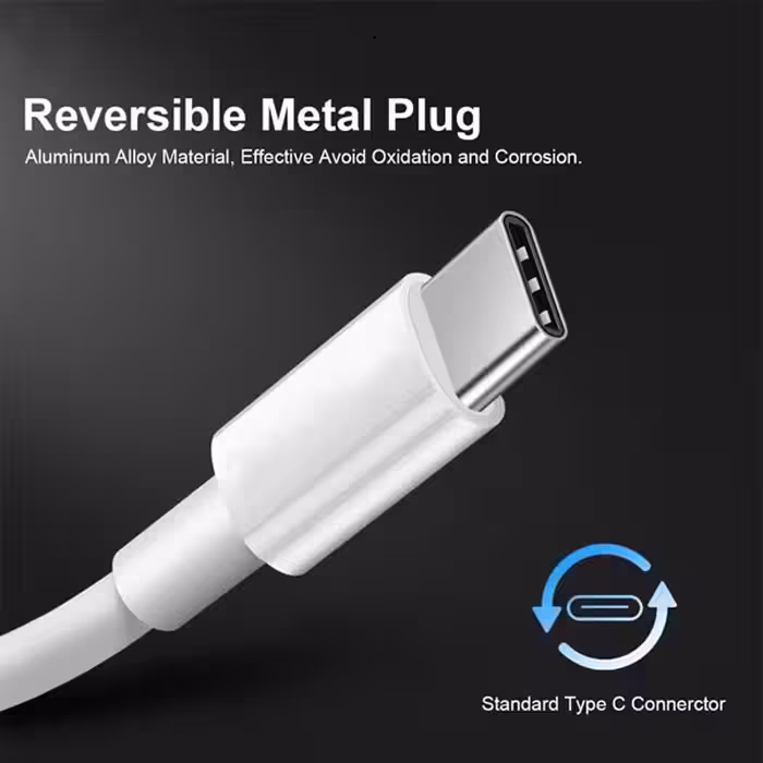 کابل تبدیل USB به USB-C مدل 6A Turbo طول 1 متر