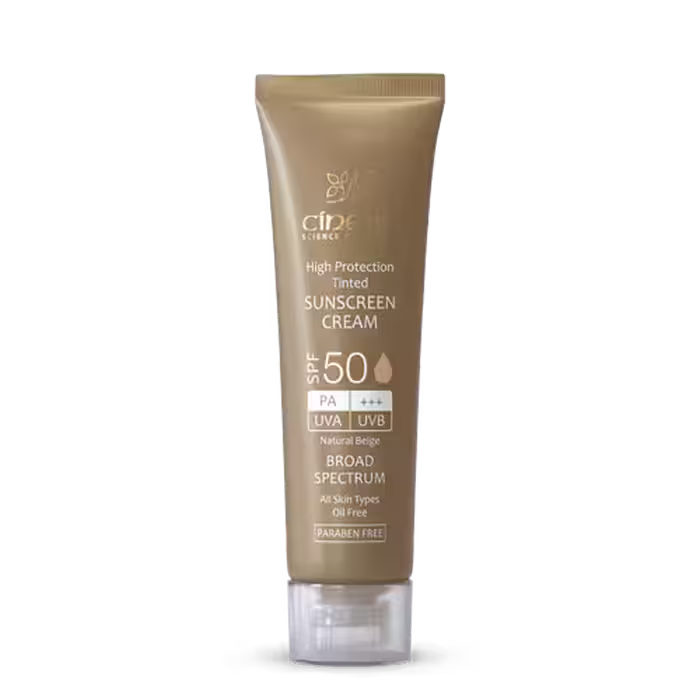 کرم ضد آفتاب رنگی SPF50 سینره  Cinere Tinted Sunscreen Cream SPF50⁺