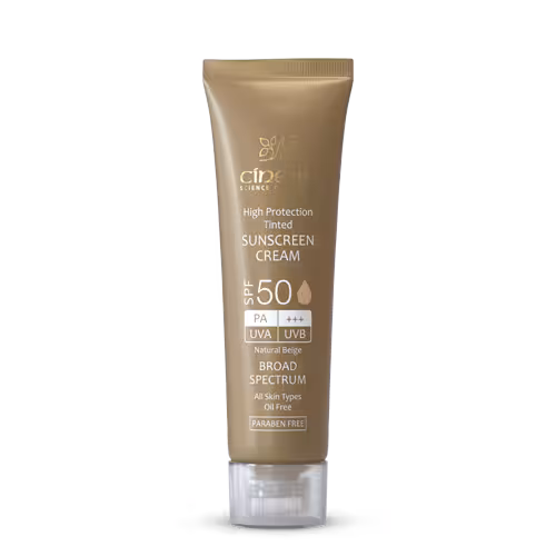 کرم ضد آفتاب رنگی SPF50 سینره  Cinere Tinted Sunscreen Cream SPF50⁺
