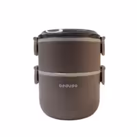 ظرف غذا (لانچ باکس) دایره ای بدوسو Bedusu دو طبقه