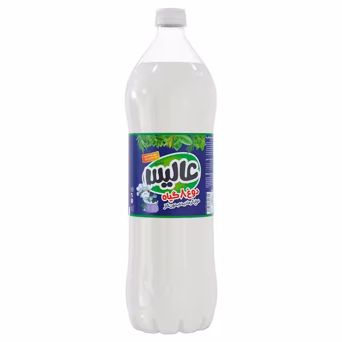 دوغ هشت گیاه 1.5 لیتری عالیس،بسته 6 عددی