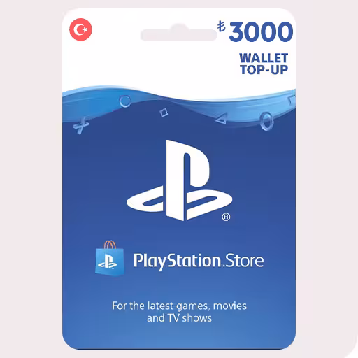 گیفت کارت 3000₺ PlayStatio