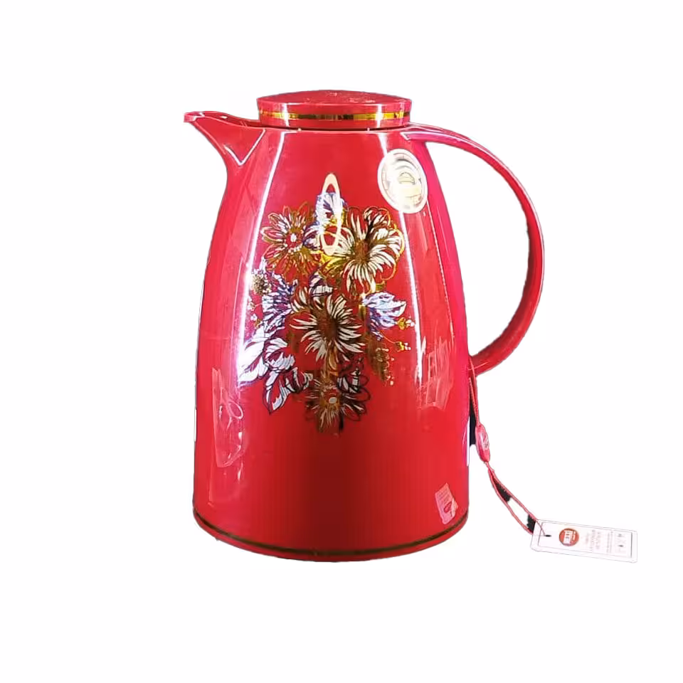 فلاسک شیشه قرمز مکسی 2 لیتری