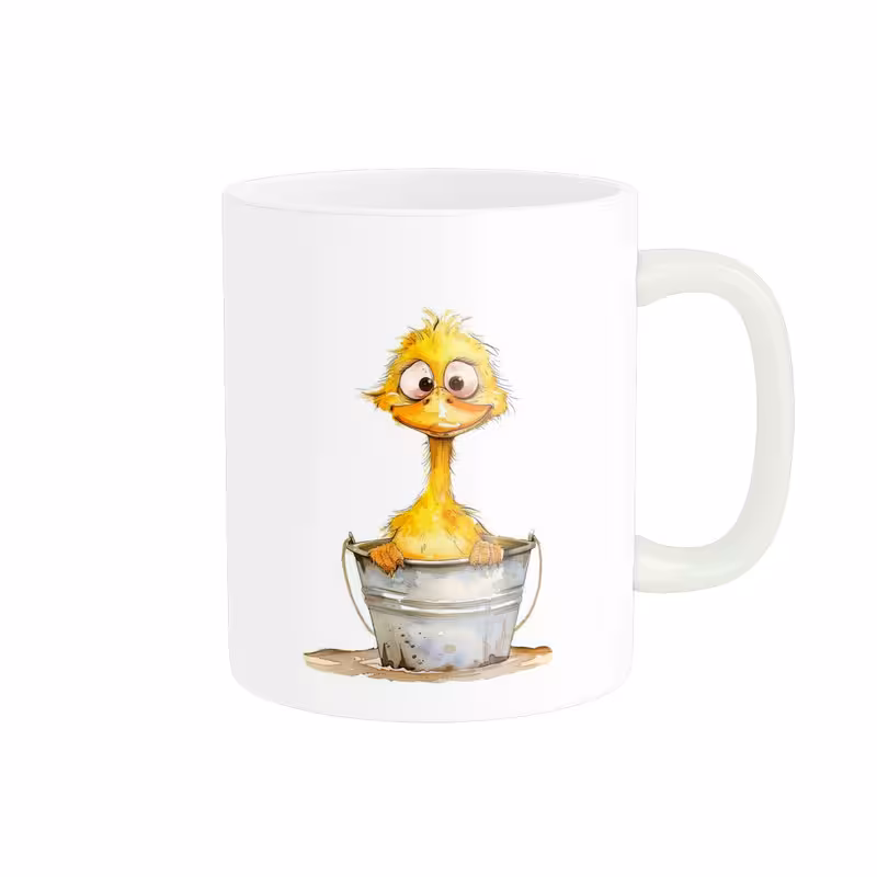 ماگ طرح جوجه اردک کد 333