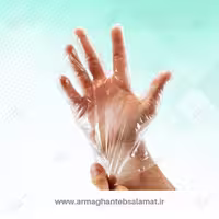 دستکش نایلونی70گرمی سلامت (کارتن 100 بسته ایی)