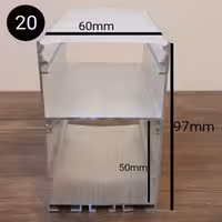 لاینر نوری مدل آویز 4.5 سانتی متری کد 20 رنگ فول کالر