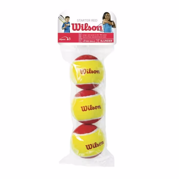 توپ تنیس ویلسون 3عددی مدل Starter Red Ball