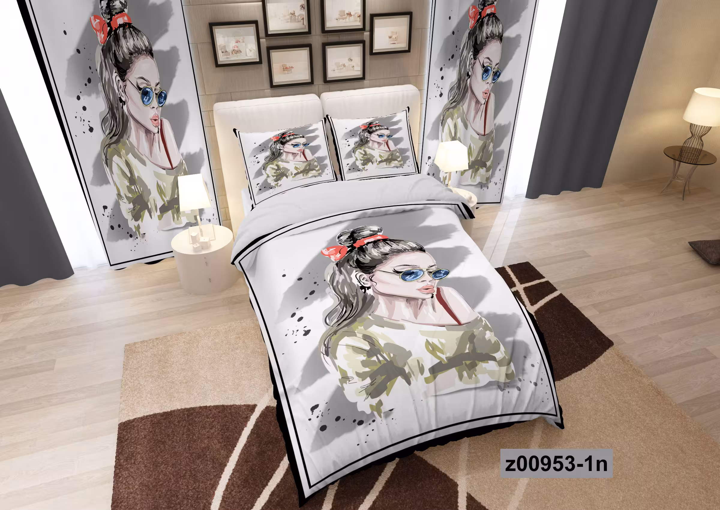 لحاف روتختی تنسل سه بعدی (3D) کالای خواب متین کد 953
