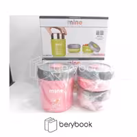 MINE / ماین / ظرف غذا / استیل / استوانه / سه تیکه / LB-215