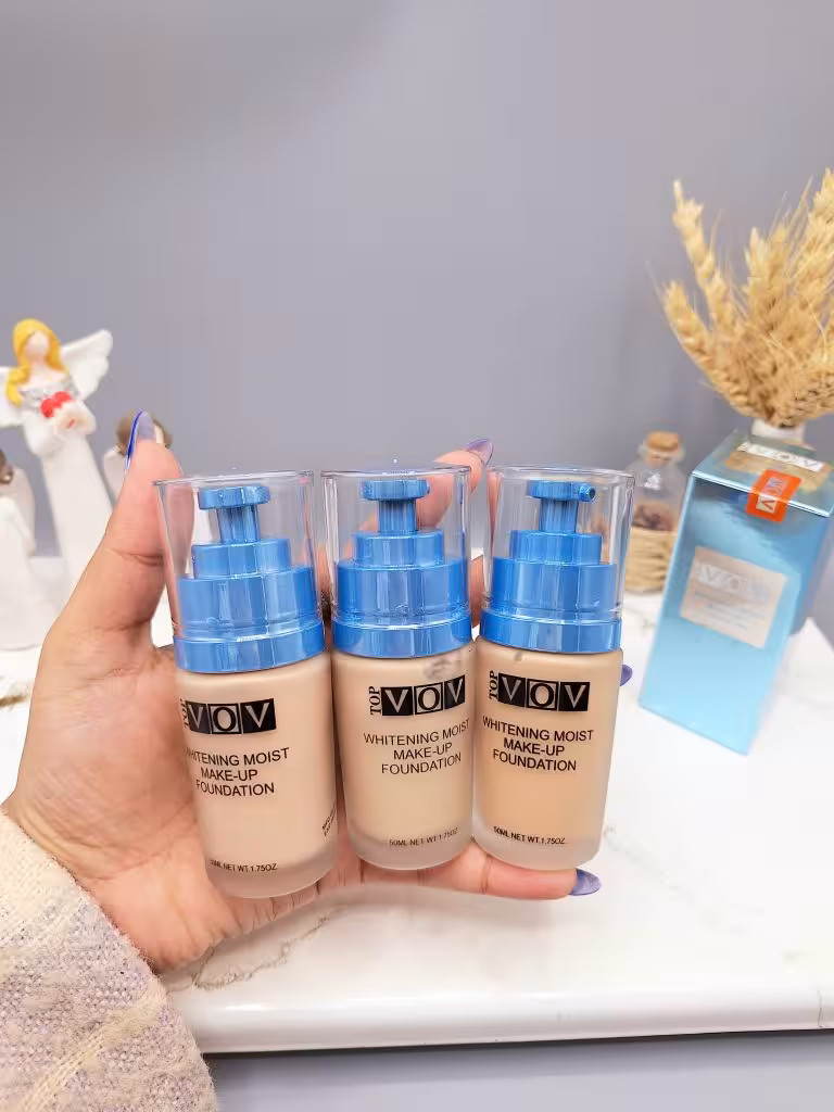 کرم پودر 24 ساعته برند vov ضد آب وضد حساسیت پوستی کد Tv86001