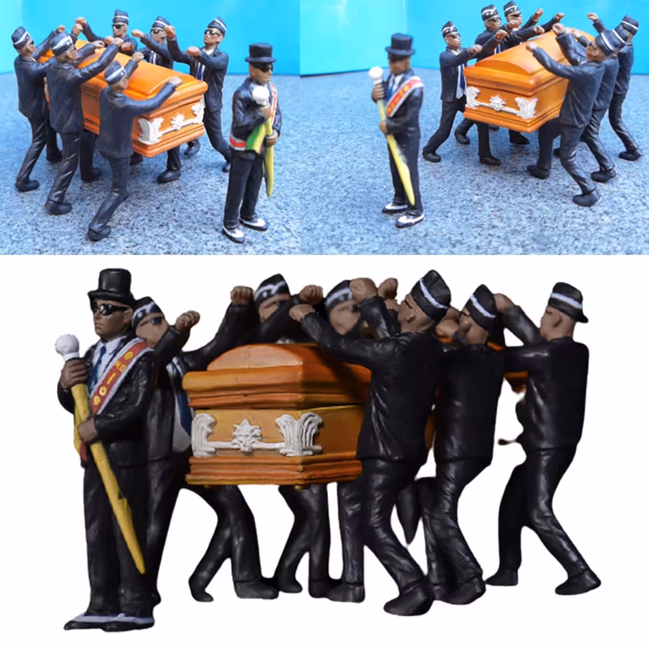 اکشن فیگور مدل رقص تابوت Pallbearer کد 2022 مجموعه 8 عددی