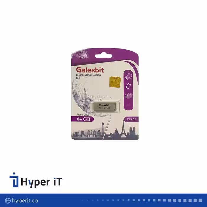 فلش مموری گلکسبیت مدل Micro Metal Series M8 USB 2.0 ظرفیت 64 گیگابایت