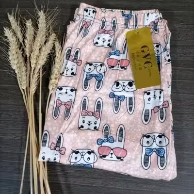 شلوار نخی گیاهی دخترانه شلوار گیاهی وارداتی شلوار راحتی زنانه