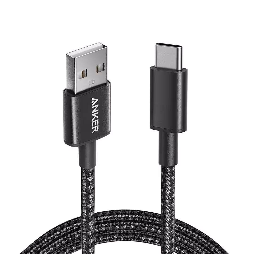 کابل شارژ تایپ سی با کارپلی آیفون انکر مدل Anker USB-C A8173H11 طول 1.8 متر