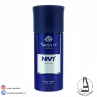 اسپری دئودورانت بدن یاردلی Yardley london Navy حجم 150 میل
