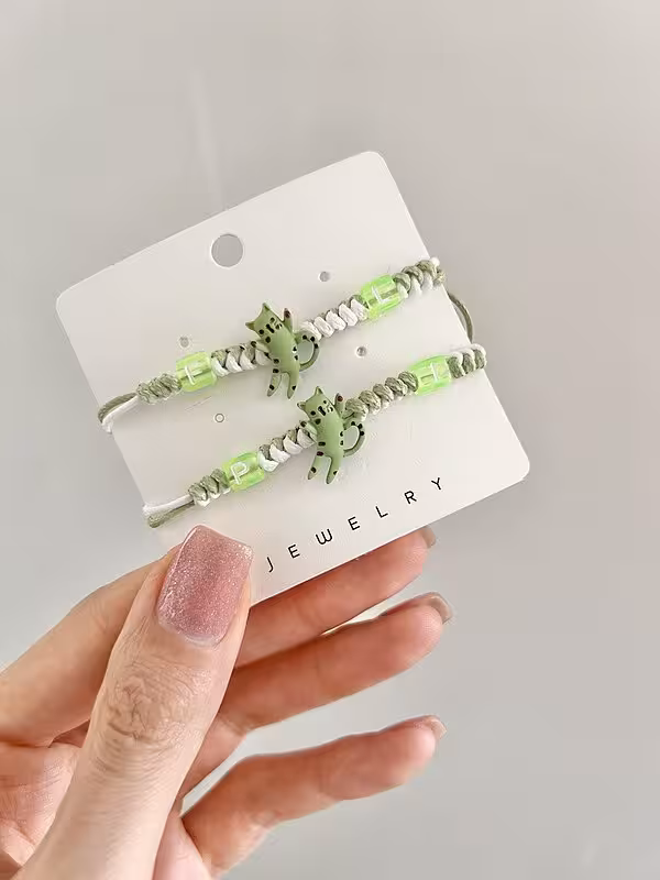 دستبند فانتزی طرح گربه فری سایز