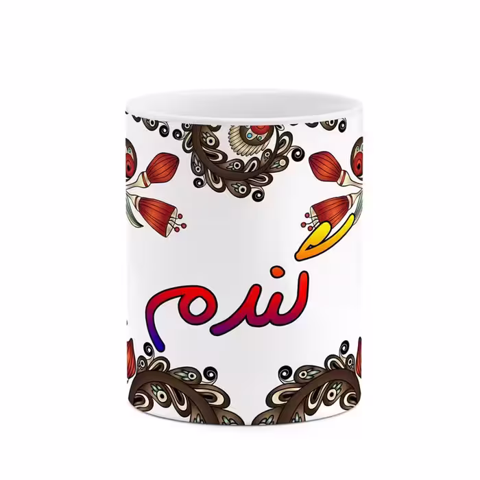 ماگ   اسم گندم  سنتی گل و بته کد mgh46838