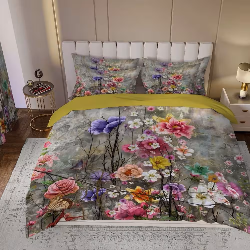 روتختی سه بعدی طرح گل کد 216