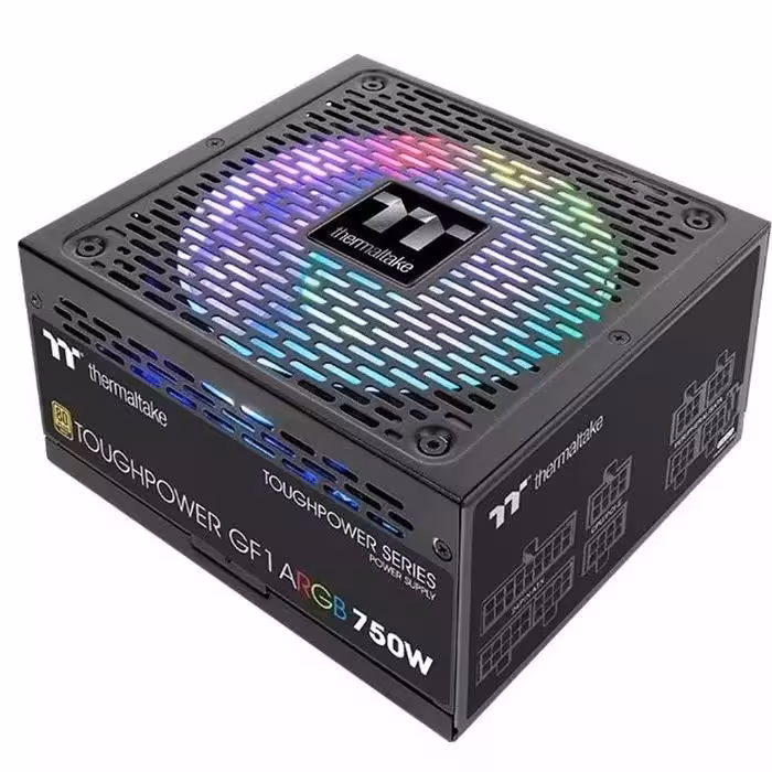 منبع تغذیه ترمالتیک مدل TOUGHPOWER GF1 ARGB 750W GOLD