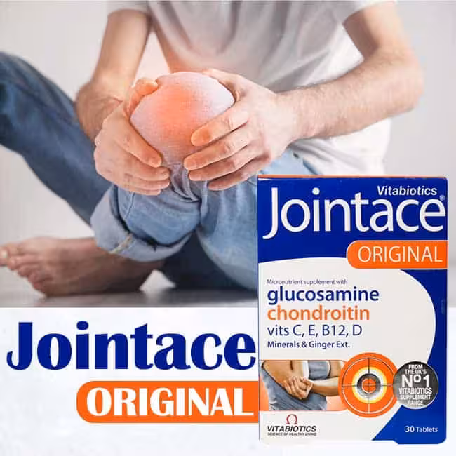 قرص گلوکوزامین جوینتس ویتابیوتیکس 30 عددی اصل | Vitabiotics Jointace Glucosamine and Chondroitin