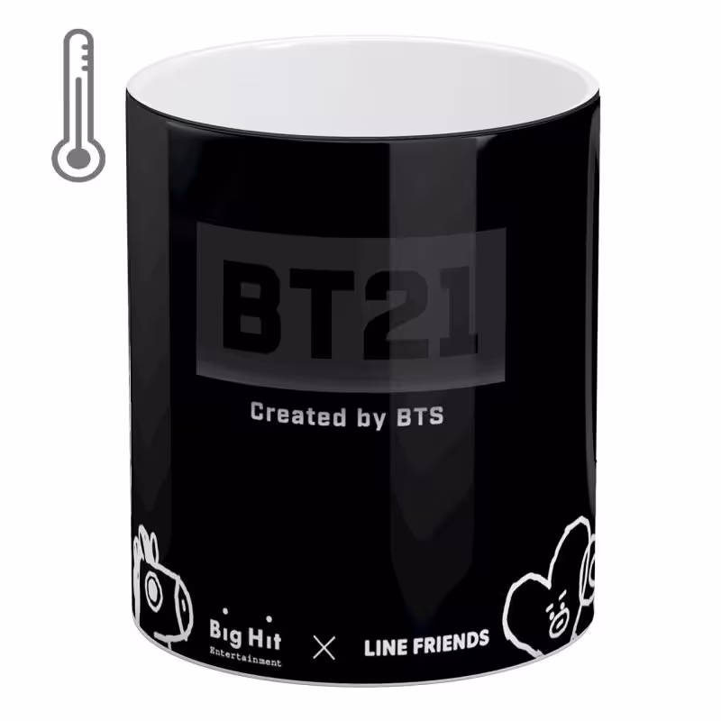 خرید ماگ-لیوان  حرارتی آبنبات رنگی  BTS - BT21 کد MKSA0141
