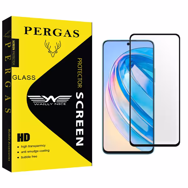 محافظ صفحه نمایش شیشه ای وایلی نایس مدل Pergas مناسب برای گوشی موبایل آنر X8a | کالا برتری