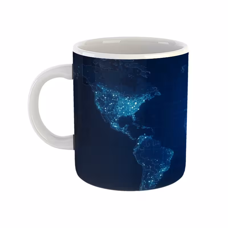 ماگ مدل کره زمین طرح Earth 3