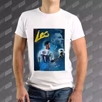 تیشرت مردانه طرح Leo Messi TS-10
