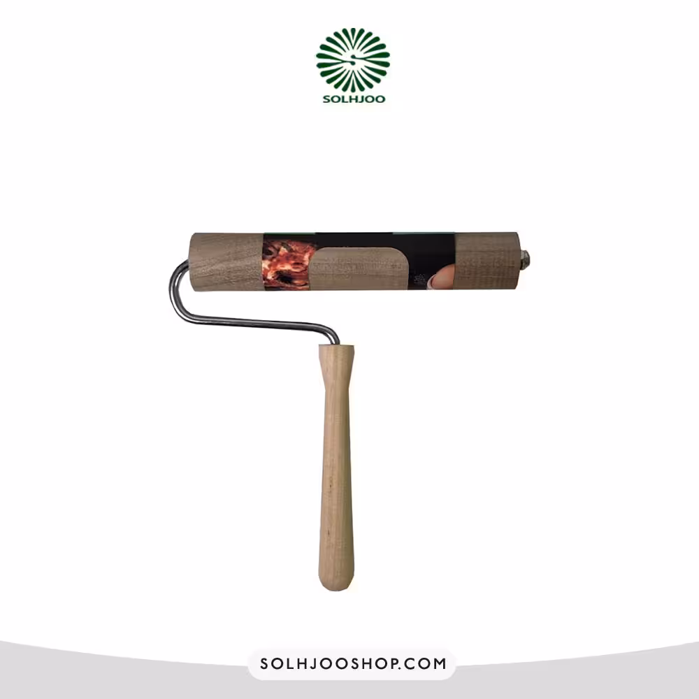 غلطک چوبی چرخشی 15 سانت