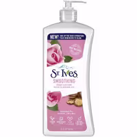 لوسیون بدن گل رز و روغن آرگان سینت ایوز اصل St Ives Smoothing حجم 621 میلی لیتر