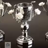 شمعدان استیل و برنج مدل BT-3009-S