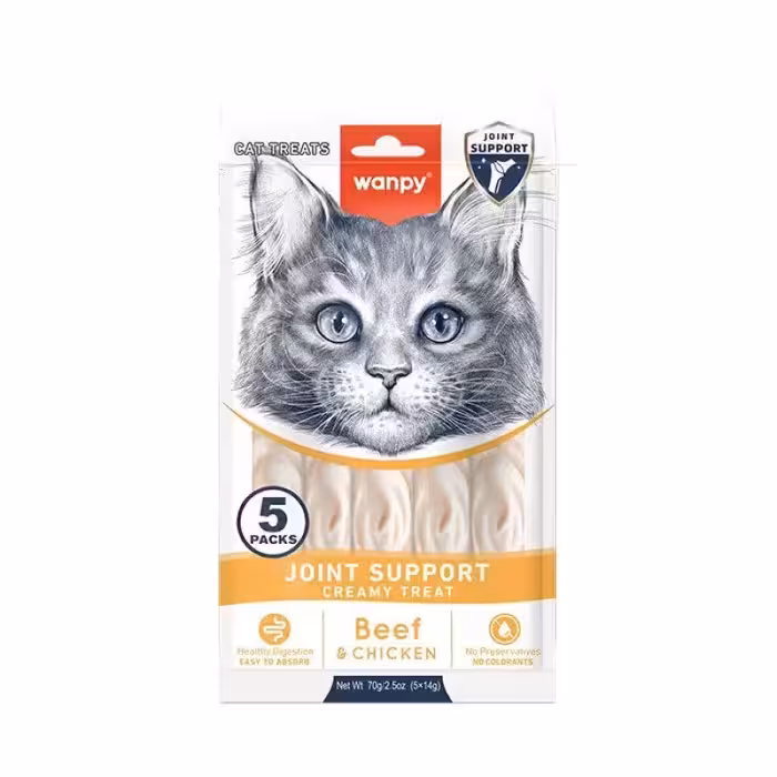 بستنی درمانی گربه ونپی مخصوص تقویت مفاصل 5 عددی